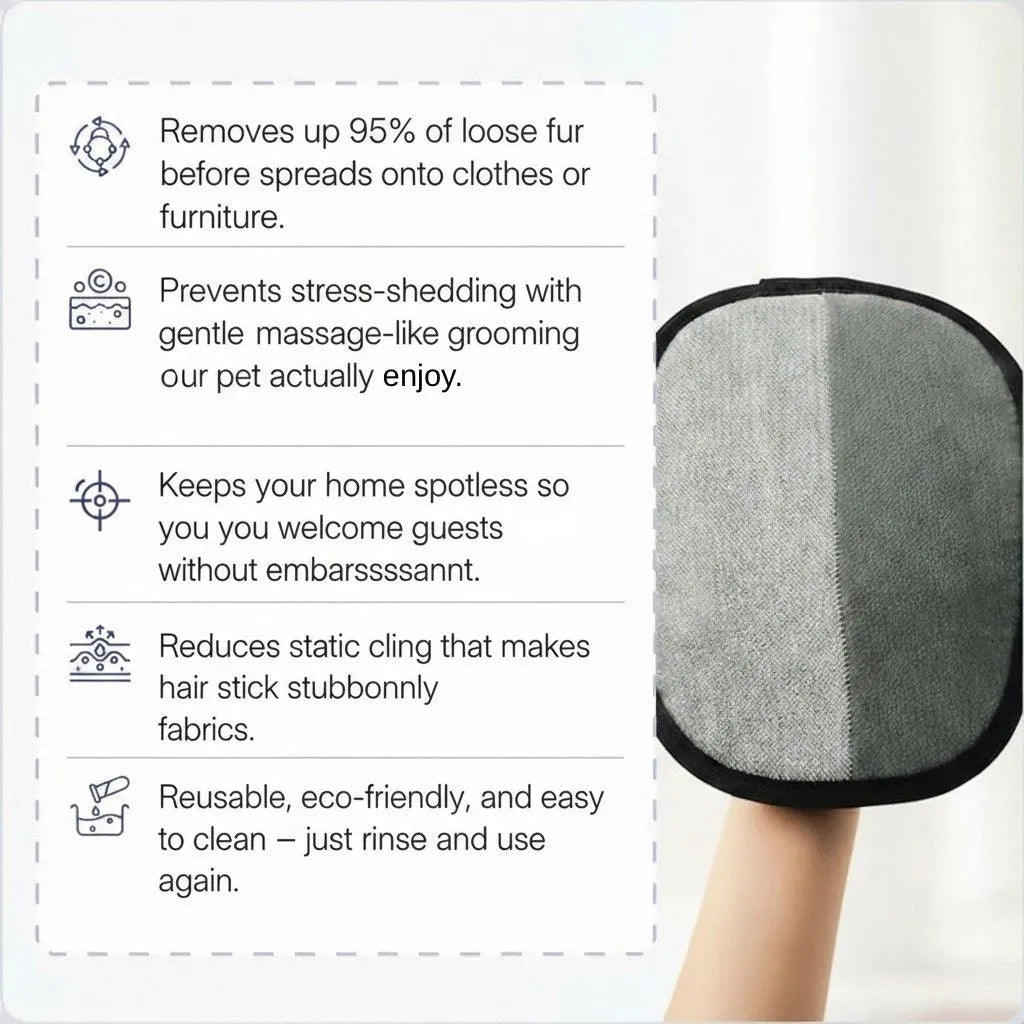 Electrostatic Gloves For Homes & Pets
