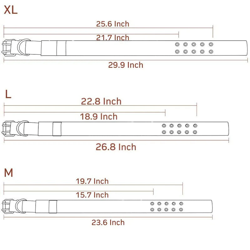 Heavy Duty Dog Collar K9 Military With Metal Buckle
