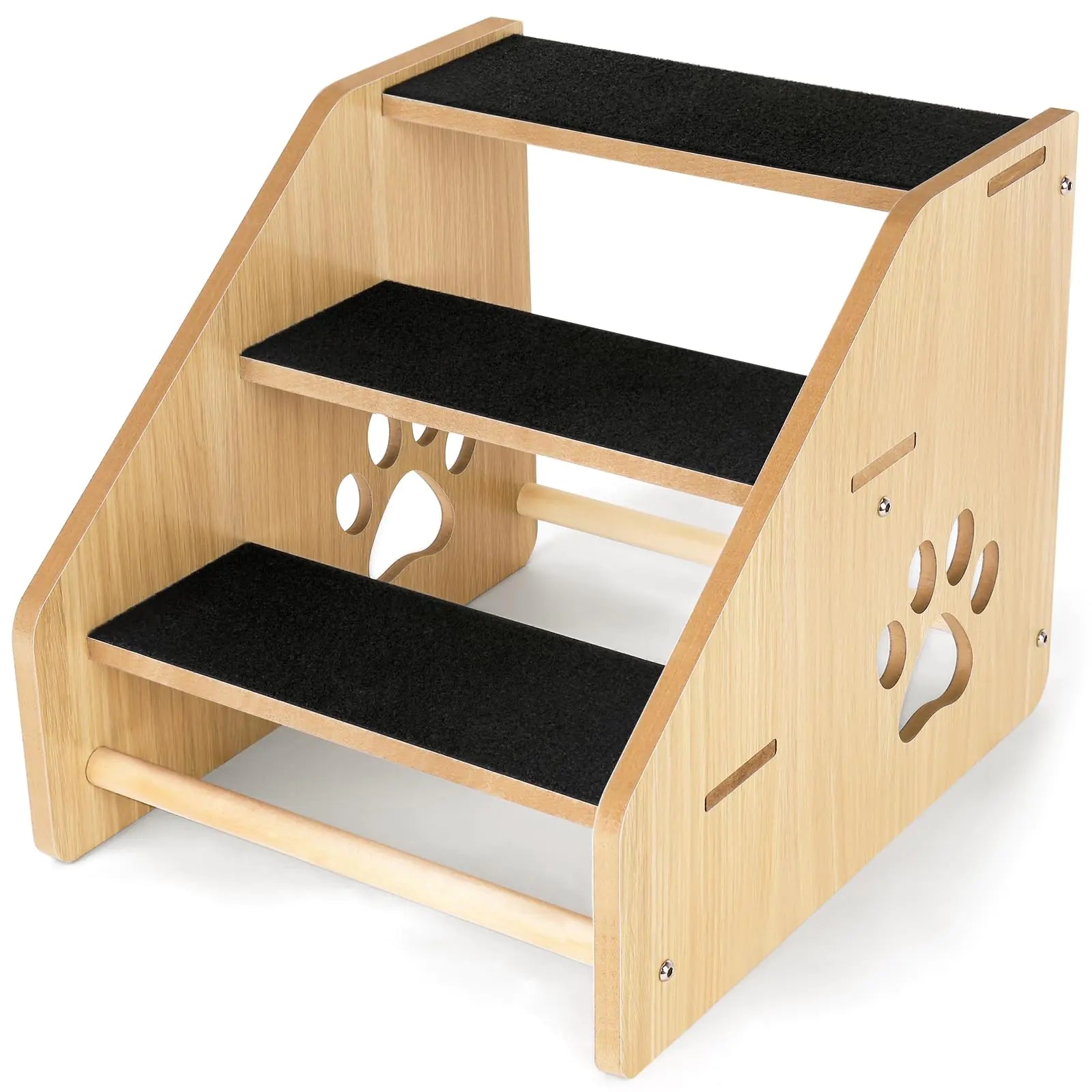 Cozy Lazy Dog Wooden Stairs