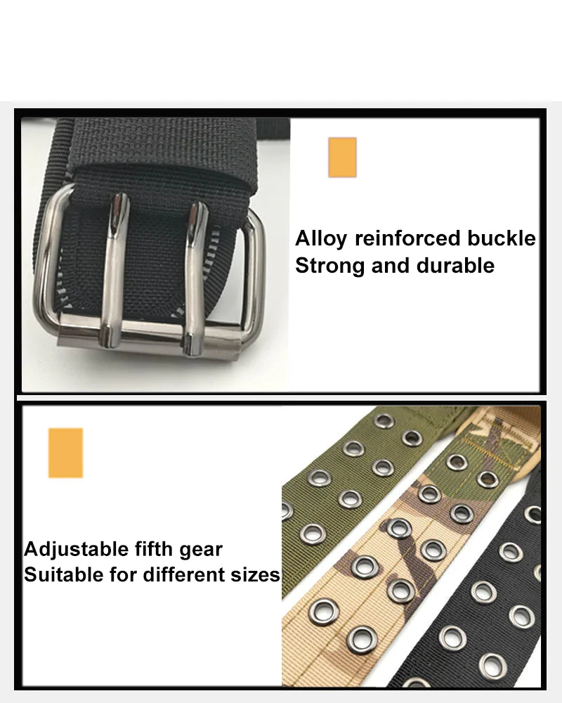 Heavy Duty Dog Collar K9 Military With Metal Buckle